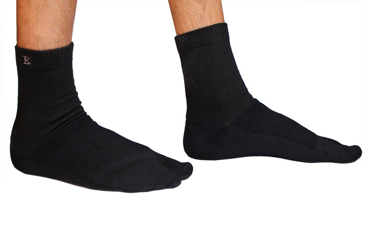 black wool tabi sandal socks