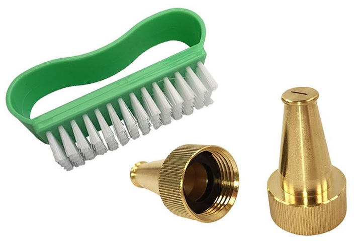 sandal cleaning tools nozzle and scrub brush